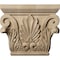 Ekena Millwork 6 1/2"W x 4 3/8"BW x 2 1/2"D x 5 1/2"H Small Chesterfield Capital, Maple CAP06X02X05CHMA - alternate 1